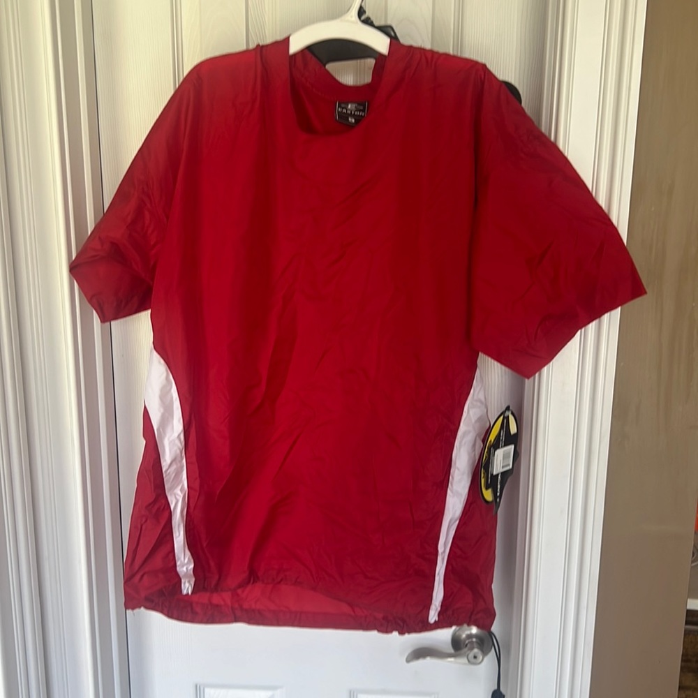 Easton Sports pullover red white enforcer jacket small adult